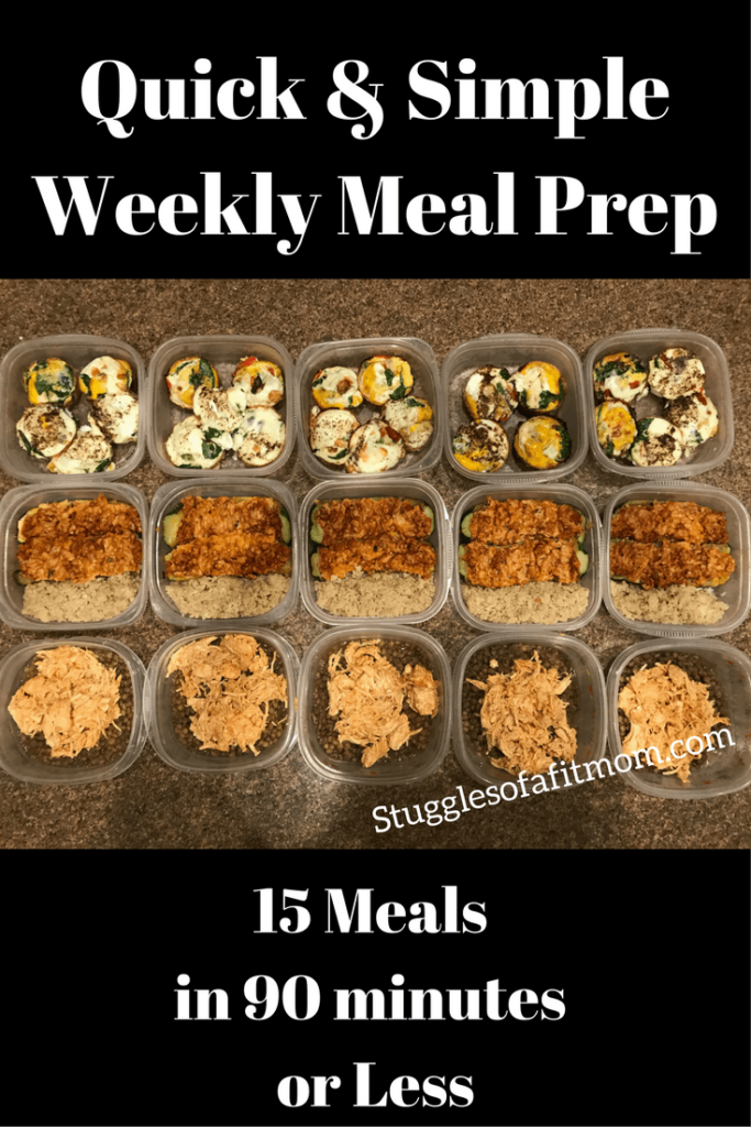 Quick and Simple Weekly Meal Prep Ideas