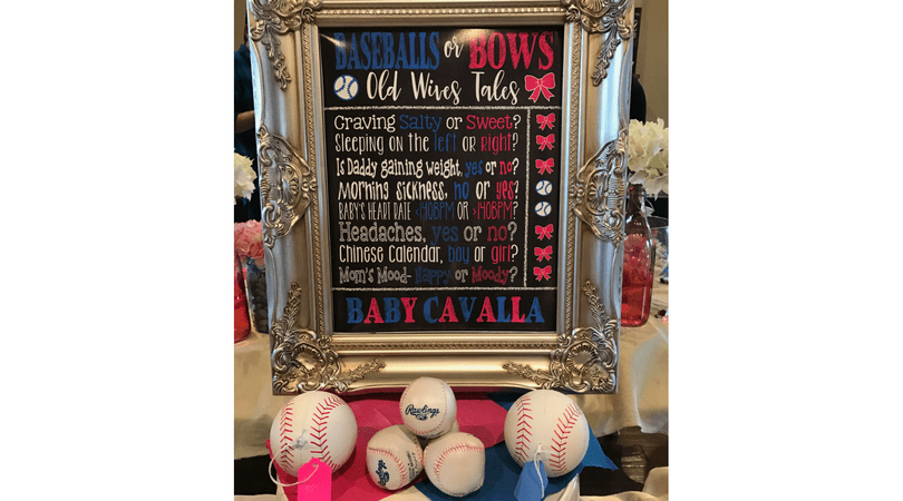 Gender Reveal Old Wives Tales Baseballs or Bows