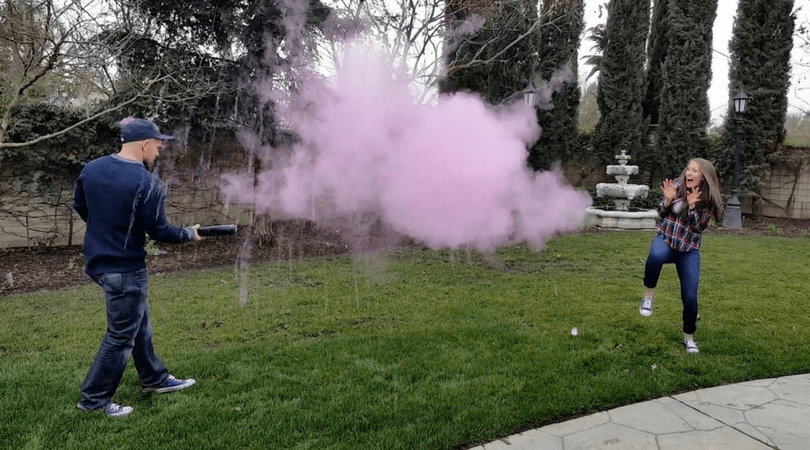 Surprise Gender Reveal Baseball 