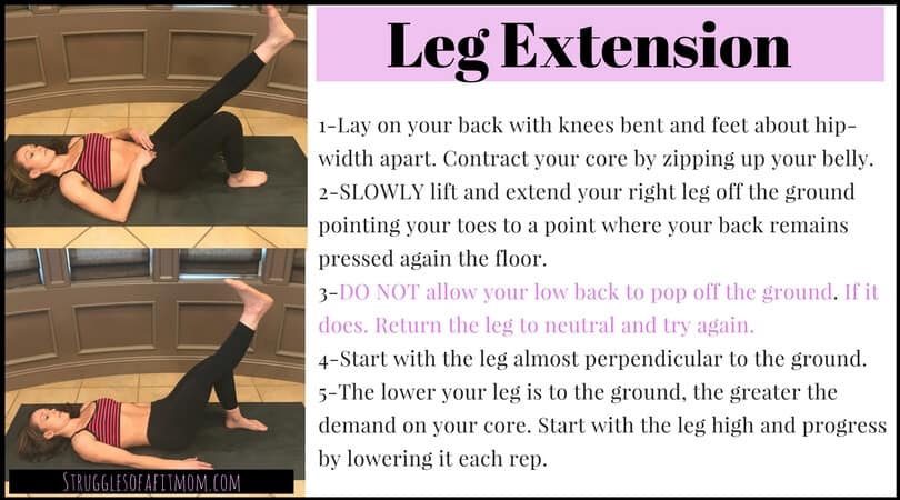 Diastasis Recti Exercises