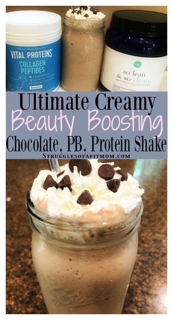 The Ultimate Thick and Creamy Chocolate Peanut Butter Protein Shake