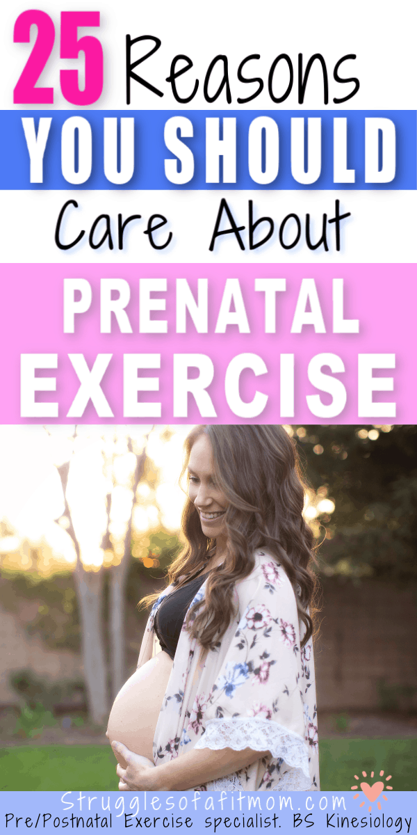 prenatal exercise benefits