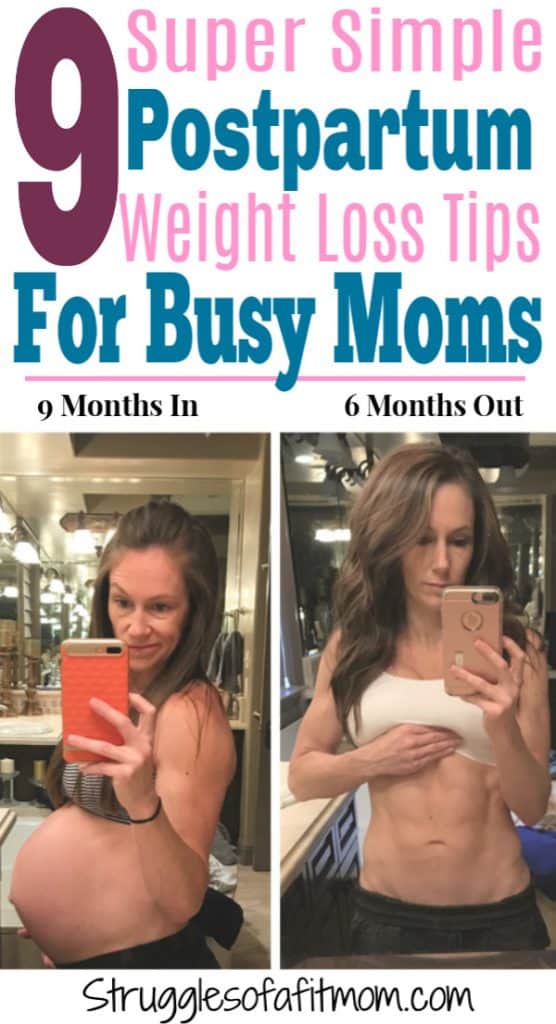 How to lose weight after having a baby