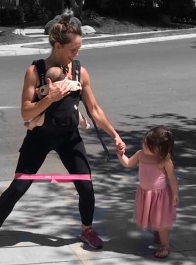 Babywearing, mommy and me exercise guide