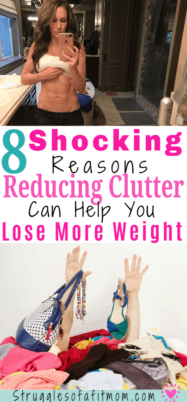 declutter for weight loss. Lose weight without dieting