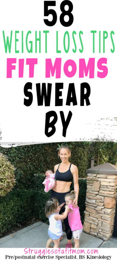 58 Weight loss tips for busy moms