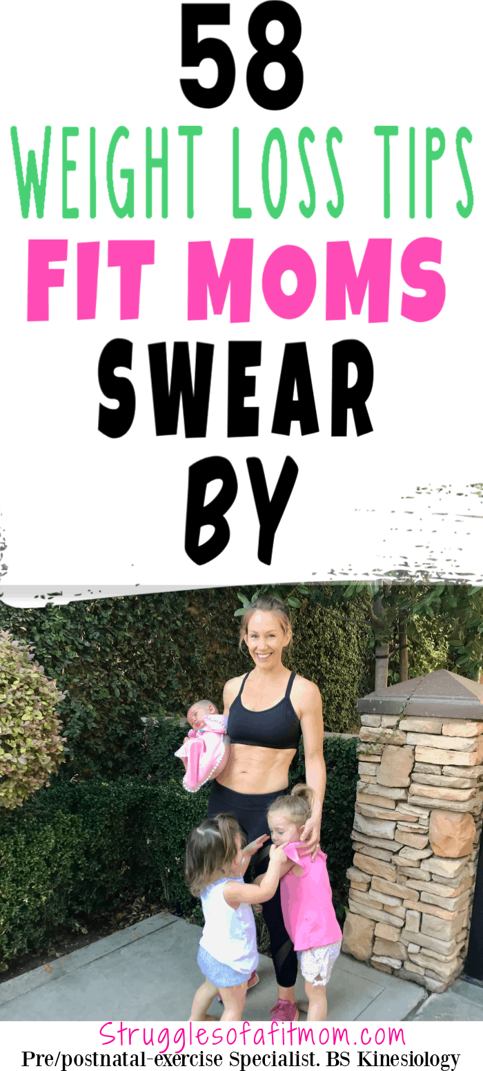 58 Realistic Weight Loss Tips For Busy Moms