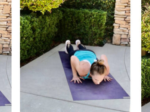 Burpee Jumping jack exercise HIIT exercise at home