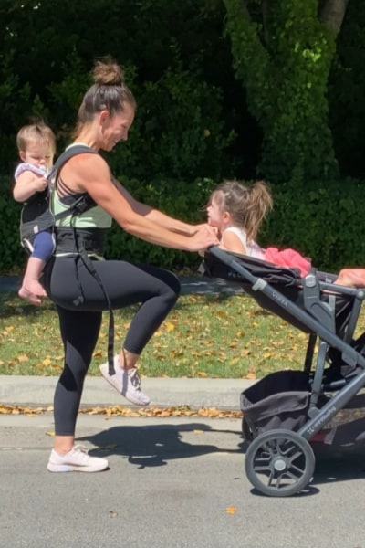 stroller exercises to tone your legs