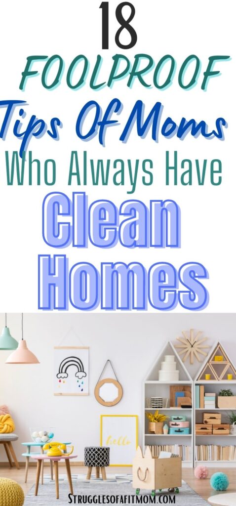 simple solutions to keeping a house clean with kids