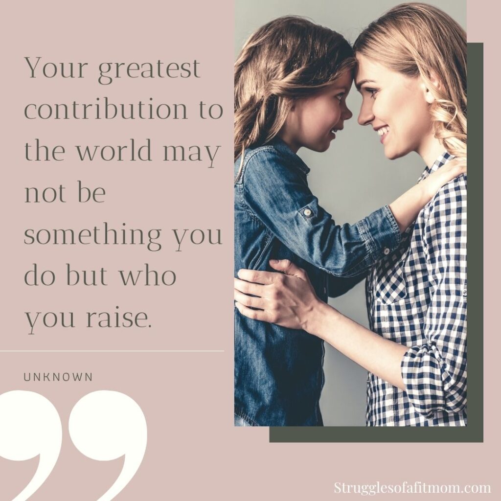 quote about a mothers contribution to this world