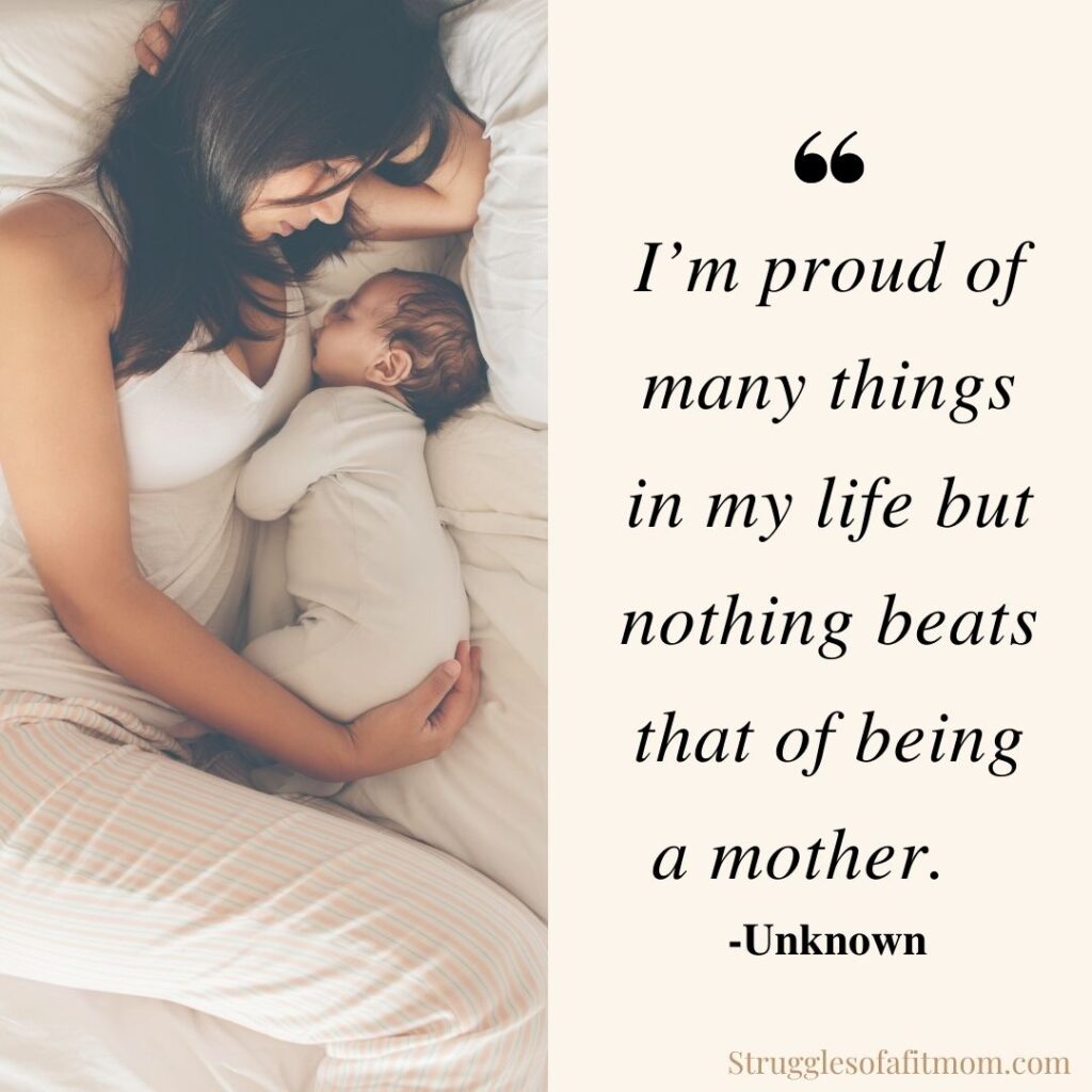 quote about being proud to be a mother