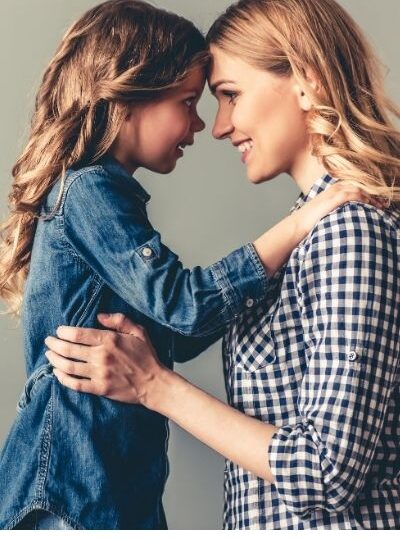 picture of mother and daughter. uplifting strong mom quotes