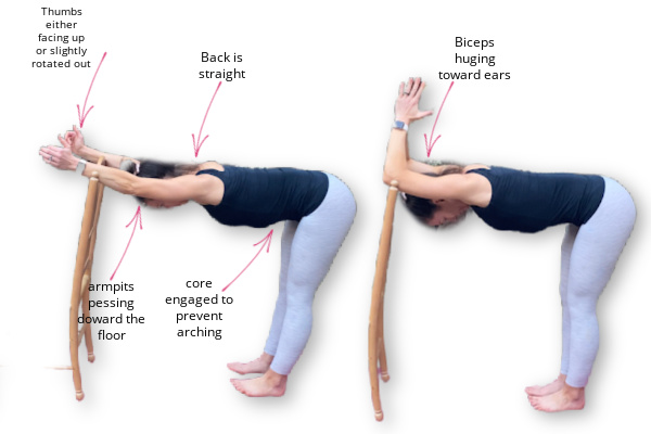 thoracic spine stretch for pregnancy back pain