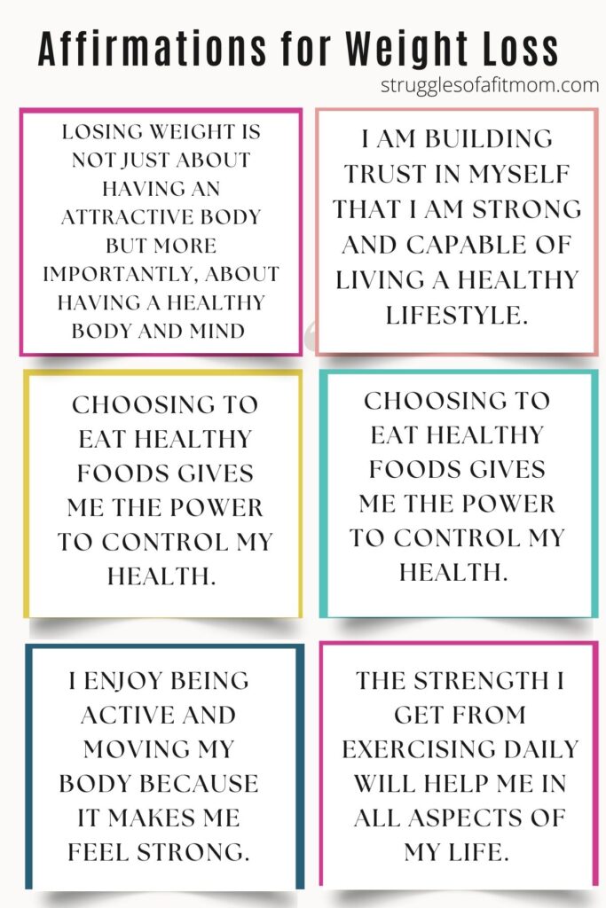 weight loss affirmations to help you lose weight